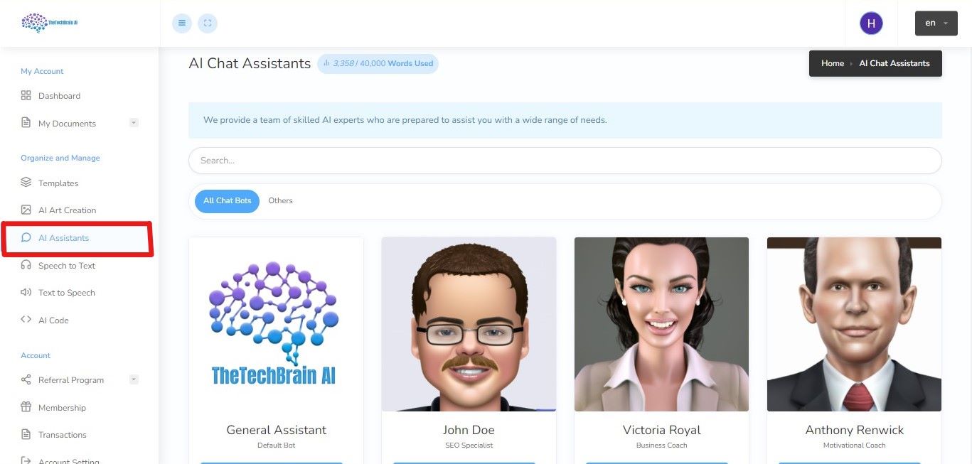 thetechbrain  ai assistant seo specialist